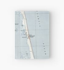 Vintage Northern Outer Banks Map (1940) Hardcover Journal