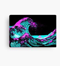 Vapourwaves Japanese Digital Art Canvas Print