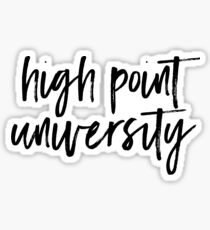 High Point University Sticker