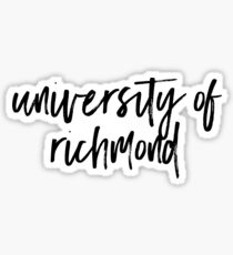 University of Richmond Sticker