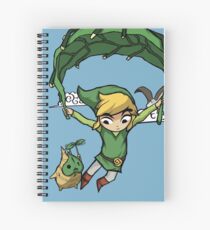 Legend Of Zelda - Flying Away Spiral Notebook