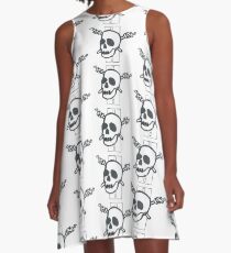 Ein Auto, eine Fackel, ein Tod - Design # 2 A-Linien Kleid