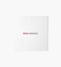 Temple University name Art Board