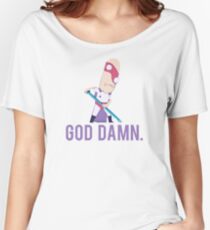 Rick and Morty - Noob Noob "God Damn" Women's Relaxed Fit T-Shirt