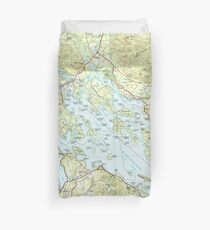 Funda nórdica Mapa del lago Winnipesaukee (1986)