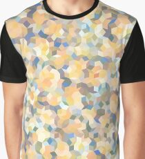 Mango Symphony Yellow Abstract Pattern Graphic T-Shirt
