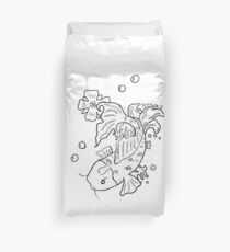Funda nórdica Koi Fish B & W