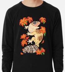 Feuerlilie Gecko Leichtes Sweatshirt