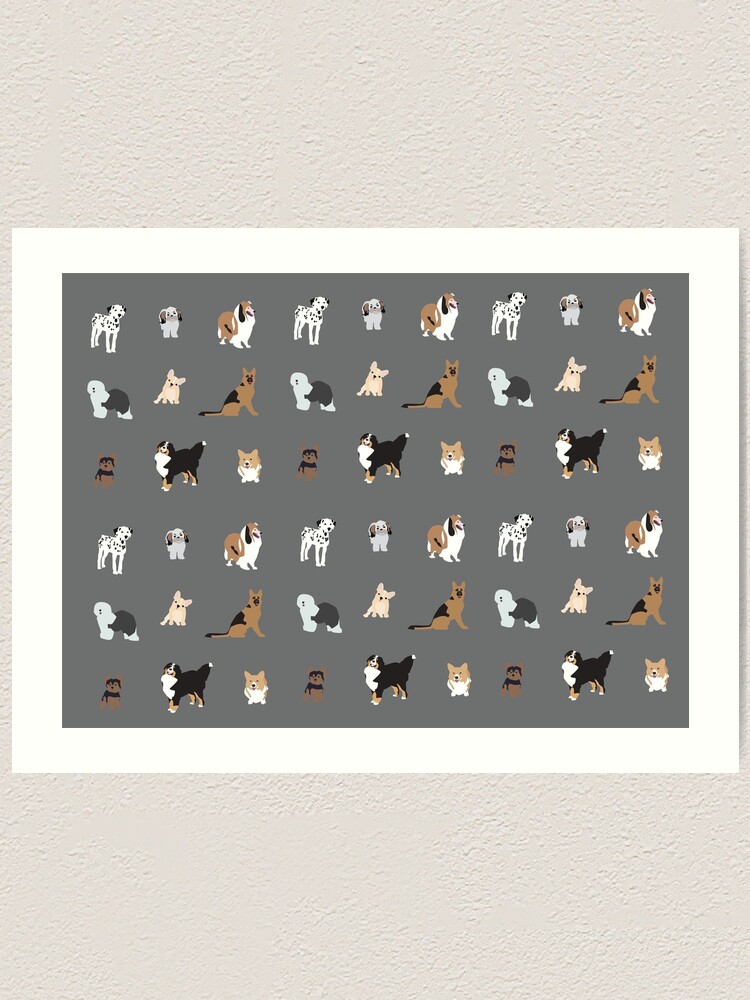 Alternate view of DOGGOS Art Print