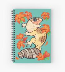 Cuaderno de espiral Gecko de lirio de fuego