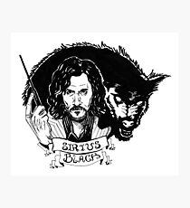 Sirius Black: Padfoot Photographic Print