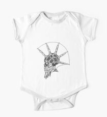 Punk Skull - bordered One Piece - Short Sleeve
