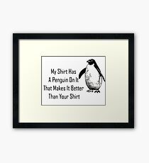 penguin Framed Print