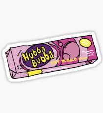 Hubba Bubba Bubble Gum Illustration Sticker