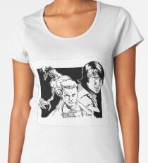 Eleven, Mike, and the Demogorgon Women's Premium T-Shirt