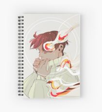 A Calm Flame Spiral Notebook