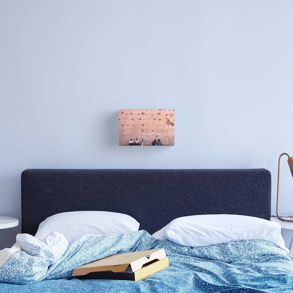 the wall of the medina Canvas Print