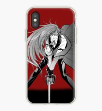 Manga Grell Sutcliff on Red iPhone Case