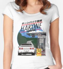 Hakone NISSAN Skyline R32 GTR Women's Fitted Scoop T-Shirt