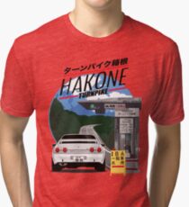 Hakone NISSAN Skyline R32 GTR Tri-blend T-Shirt