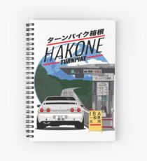 Hakone NISSAN Skyline R32 GTR Spiral Notebook