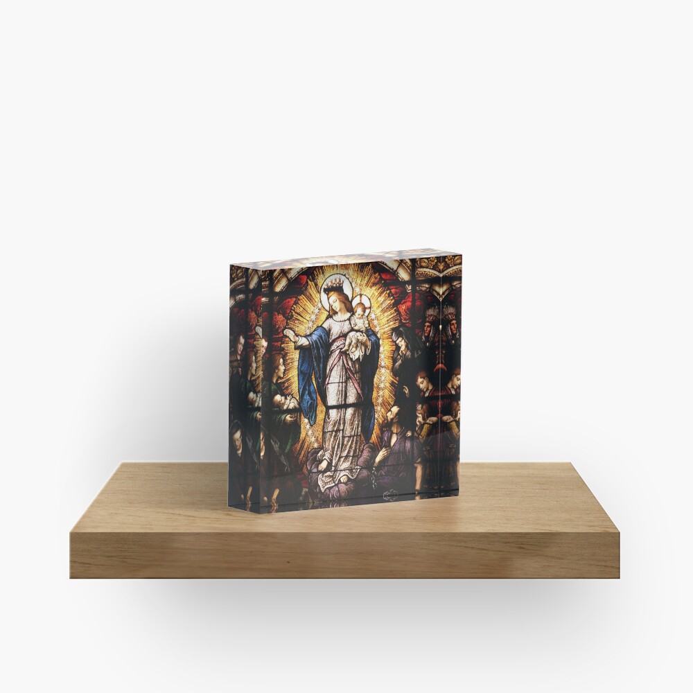 The Virgin Mary Acrylic Block