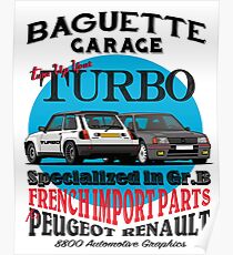 Baguette Garage Poster