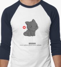Cat-ion Men's Baseball ¾ T-Shirt