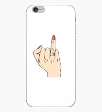 Comic Style Ring Finger Design iPhone Case