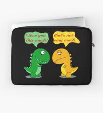 Ich liebe dich dieses viel lustige T-Rex Laptoptasche