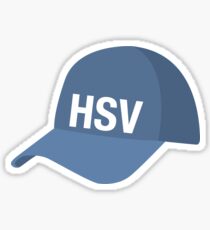 Huntsville Baseball Cap Sticker