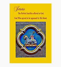 Blood of God, Lamb of God Photographic Print