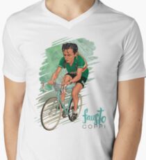 Fausto 'il Campionissimo' Coppi Men's V-Neck T-Shirt