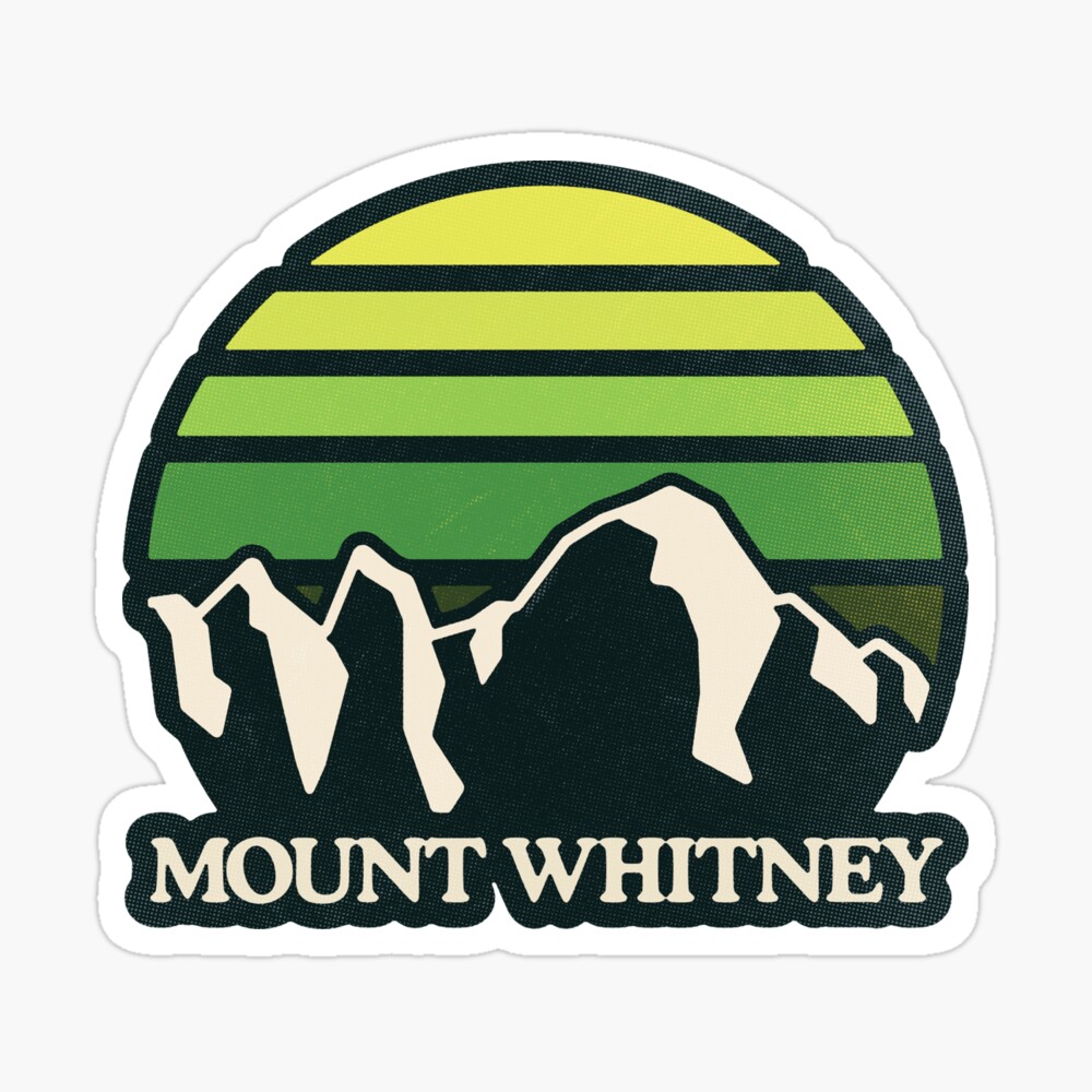 Mount Whitney | Mountain Sun Sticker