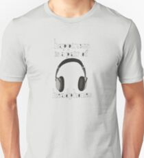 Happiness is a pair of Headphones Unisex T-Shirt
