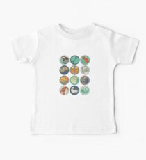 Zodiac Pattern Baby Tee