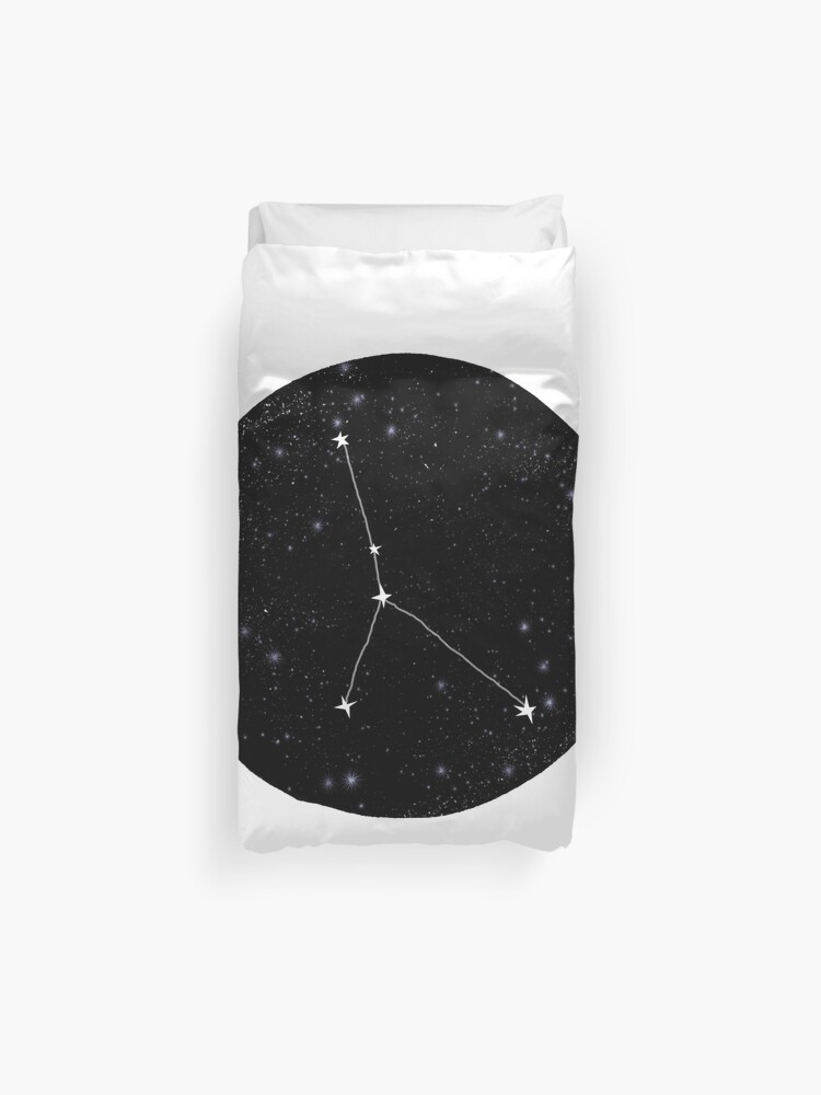 Cancer Zodiac Constellation Black And White Star Chart Stars