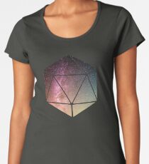 Camiseta premium de cuello ancho Galaxia de posibilidades