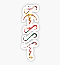 Minamahal - Beloved - Filipino Alibata or Baybayin (calligraphy style) Sticker