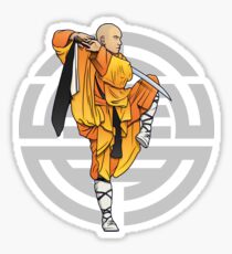 shaolin monk_4 Sticker