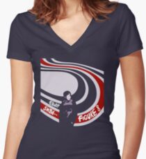 Elliott Smith Figure 8 Bigger Women's Fitted V-Neck T-Shirt
