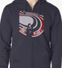 Elliott Smith Abbildung 8 Größer Hoodie mit Reißverschluss