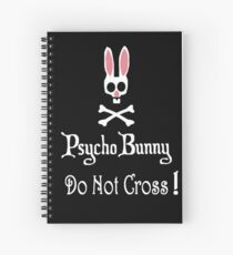 Achtung! Psycho Bunny Inside! Überquere nicht! Spiralblock