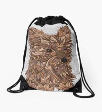 Cute Yorkie Drawstring Bag