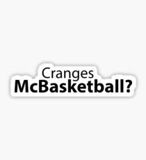 Cranges McBasketball? Sticker