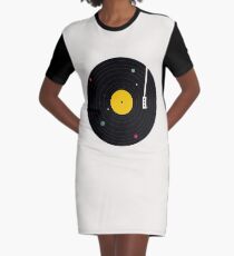 Musik überall T-Shirt Kleid