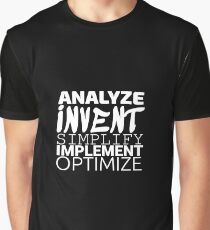 Anything working process slogan. Graphic T-Shirt