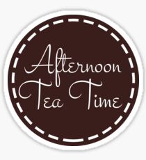 Classic Afternoon Tea Time Sticker
