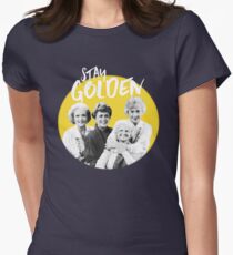 Stay Golden Women's Fitted T-Shirt