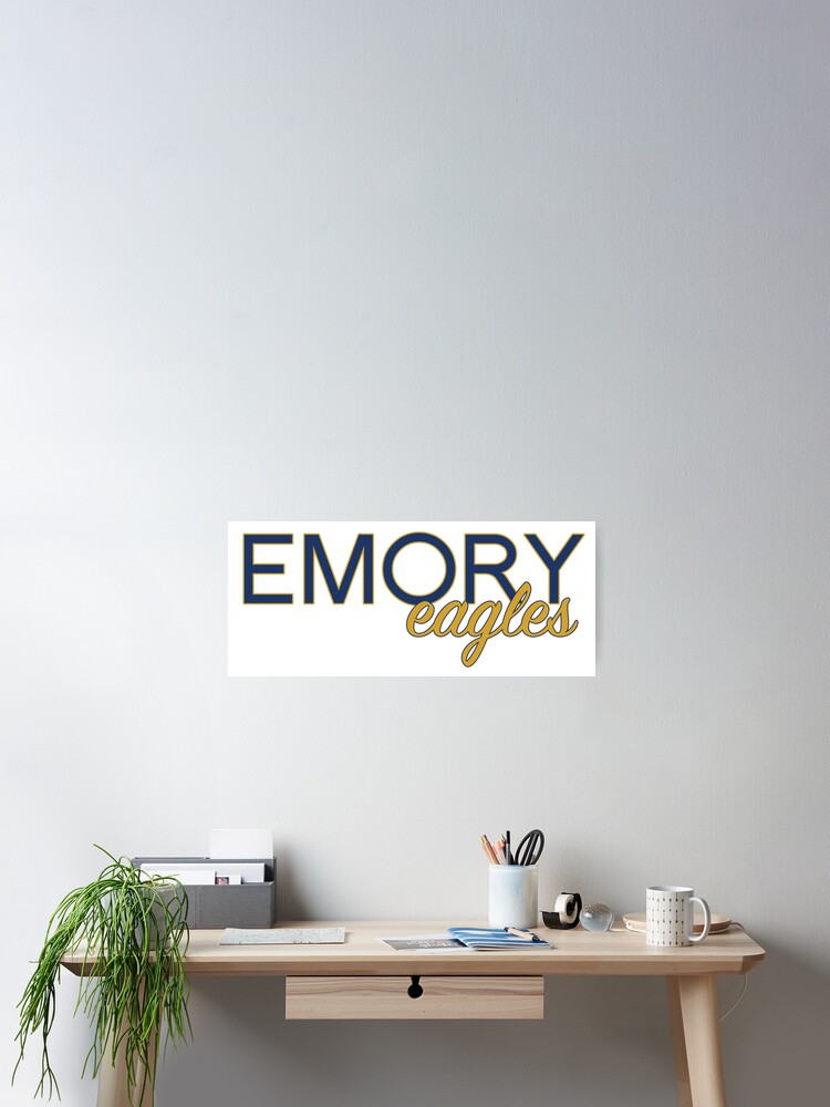 Emory University Poster By Taliafaigen Redbubble